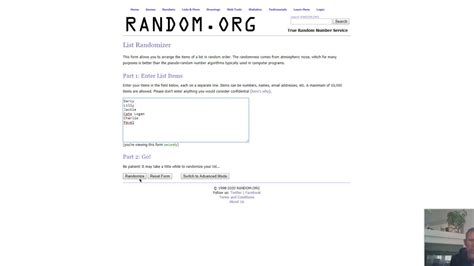 RANDOM.ORG .